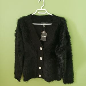 Forever 21 Faux Fur Cardigan